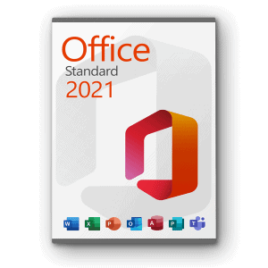 Microsoft Office 2021 Standard Licence pour 3 PC