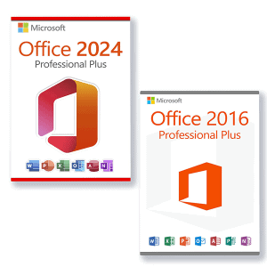 Microsoft Office 2024 Professional Plus + Microsoft Office 2016 Professional Plus Licence pour 3 PC